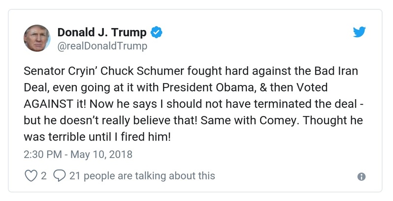 Post preview from Donald Trump