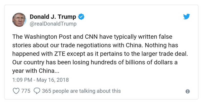 Post preview from Donald Trump