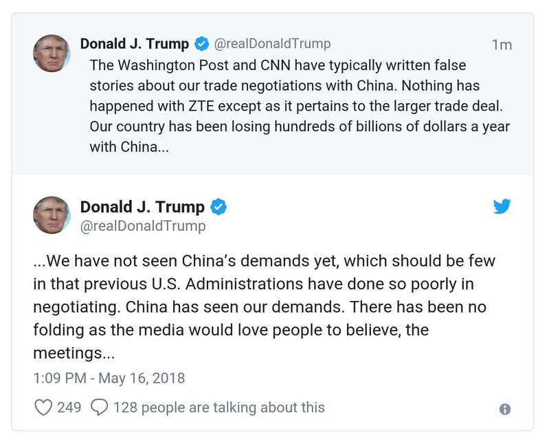 Post preview from Donald Trump