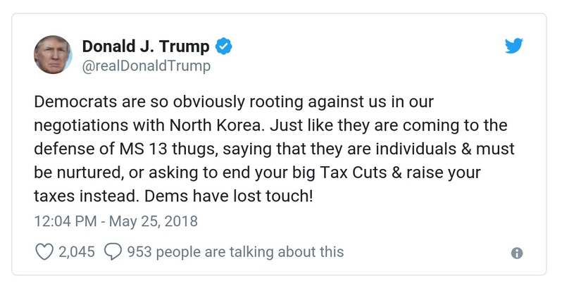 Post preview from Donald Trump