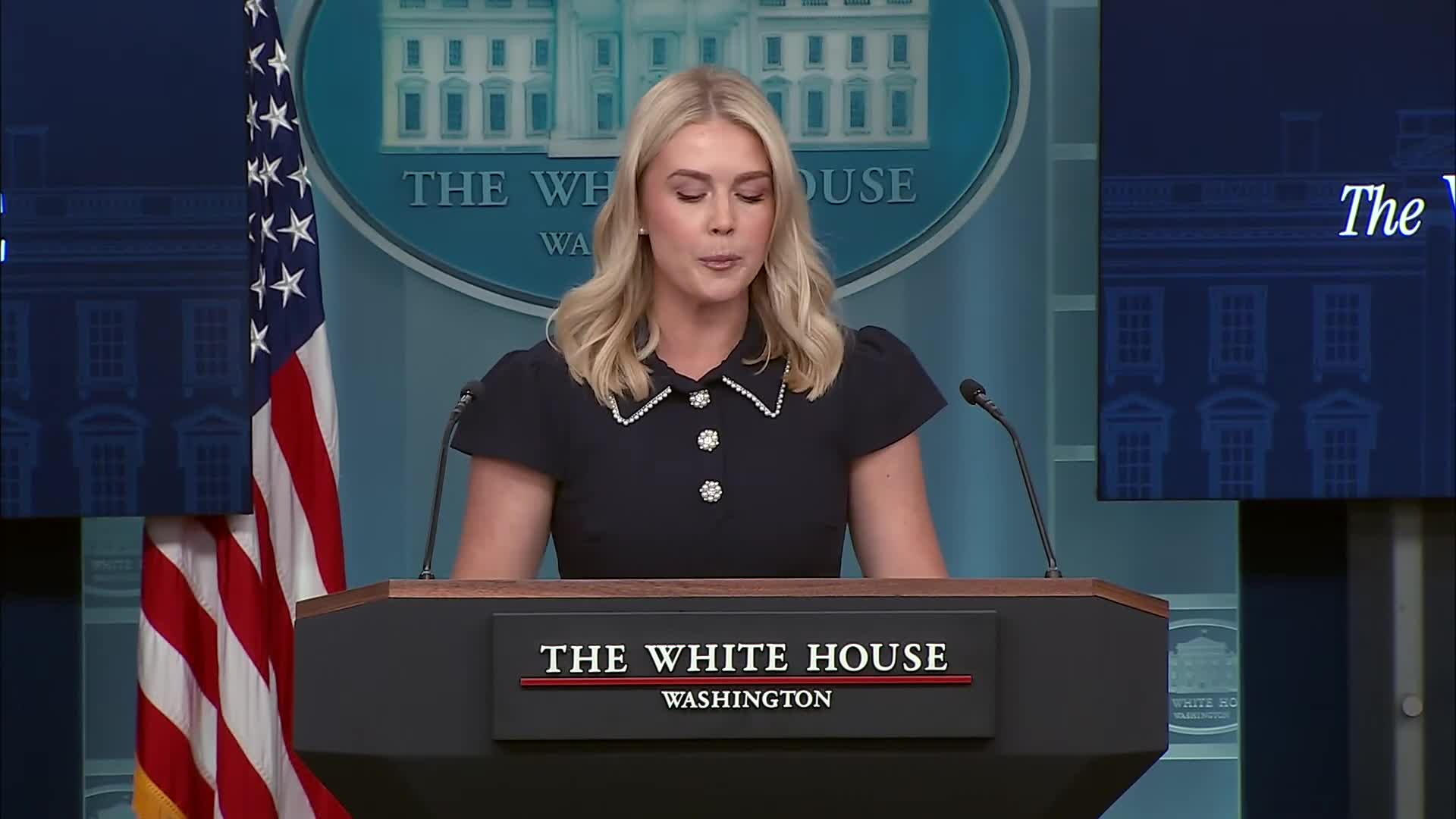 Press Briefing: Karoline Leavitt Holds a Press Briefing at The White House - August 12, 2025