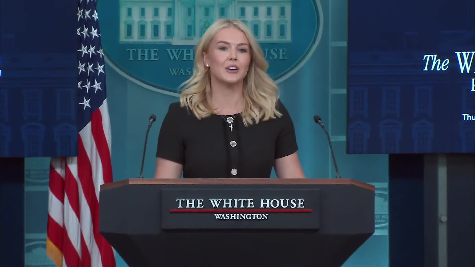 Press Briefing: Karoline Leavitt Holds a Press Briefing at The White House - August 28, 2025