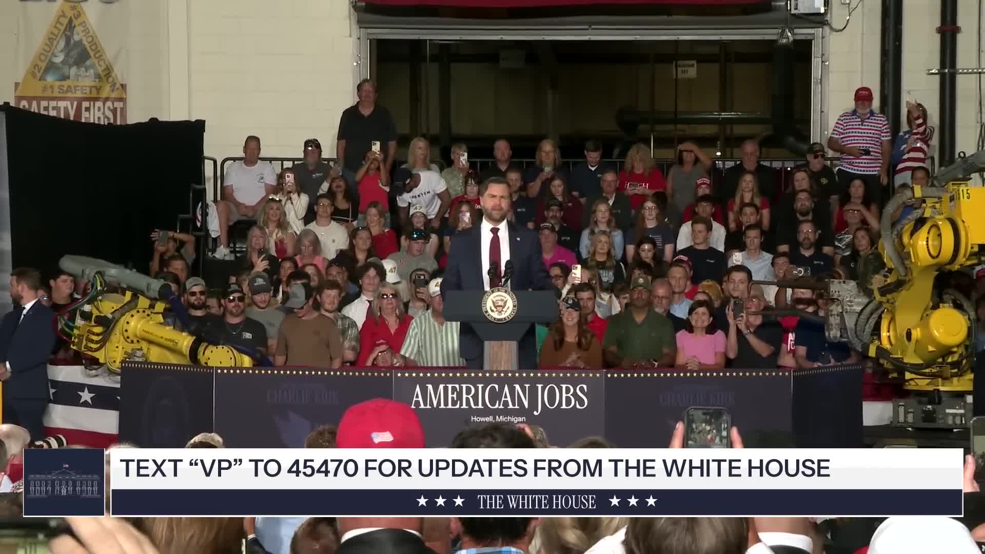 Remarks: JD Vance Discusses Tax Savings and Spending Cuts in Howell, Michigan - September 17, 2025