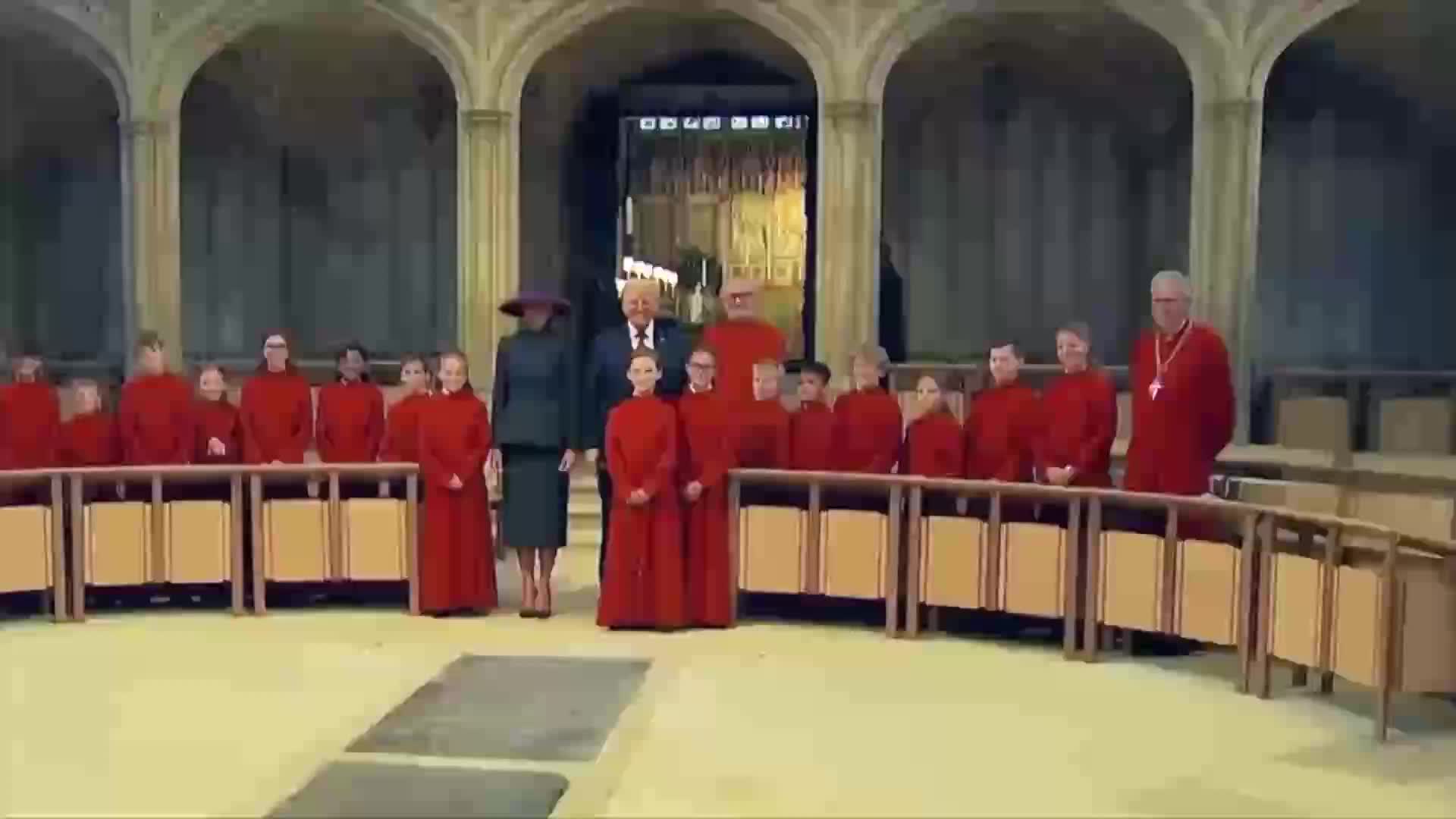Remarks: Donald Trump Speaks Briefly at a Chapel in Windsor Castle in the U.K. - September 17, 2025