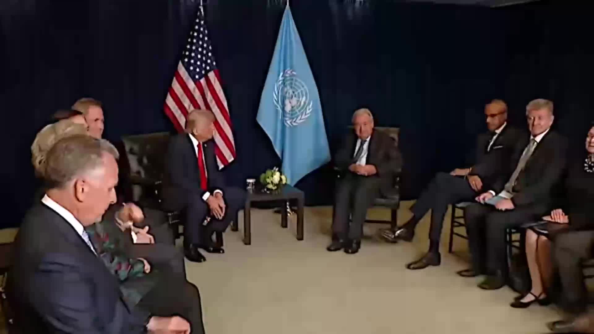 Remarks: Donald Trump Holds a Bilat with António Guterres at the United Nations - September 23, 2025