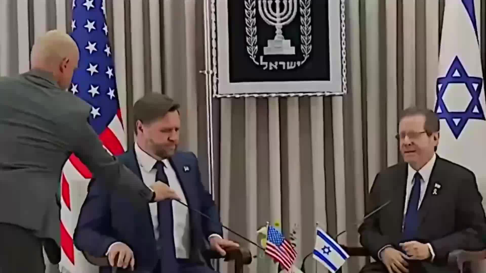 Remarks: JD Vance Meets with Isaac Herzog of Israel in Jerusalem - October 22, 2025