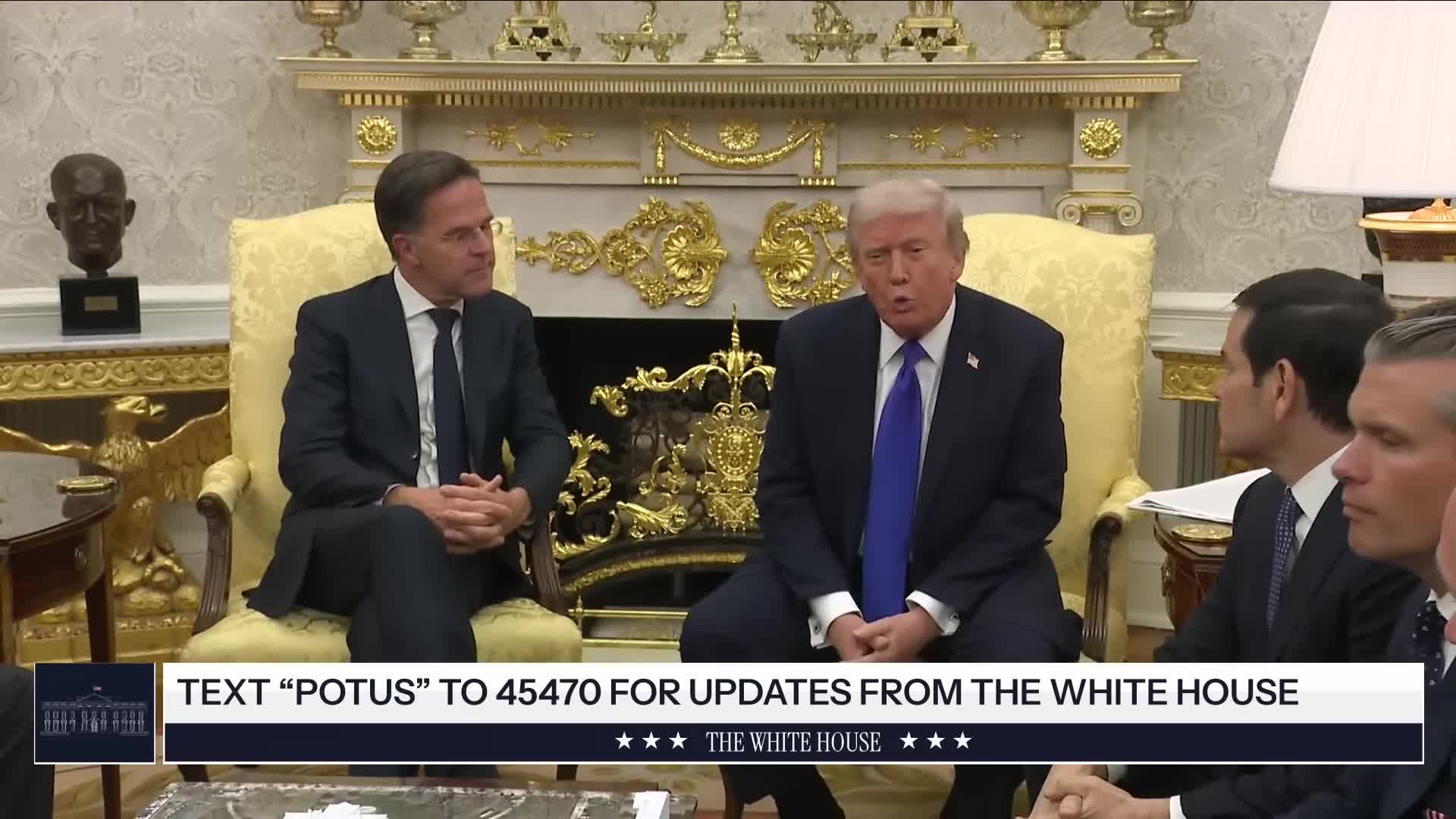 Remarks: Donald Trump Holds a Bilateral Meeting With Mark Rutte of NATO - October 22, 2025
