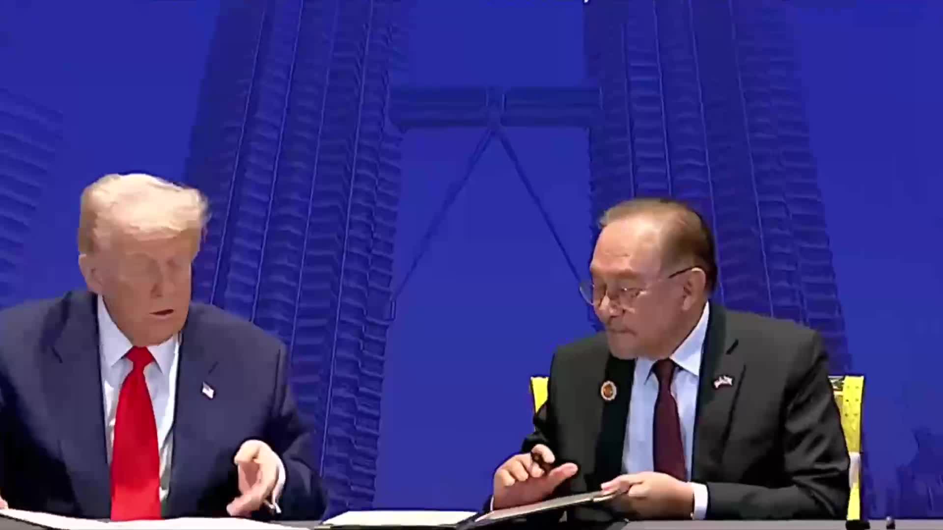 Remarks: Donald Trump Holds a Bilat and Trade Deal Signing with PM of Malaysia - October 26, 2025