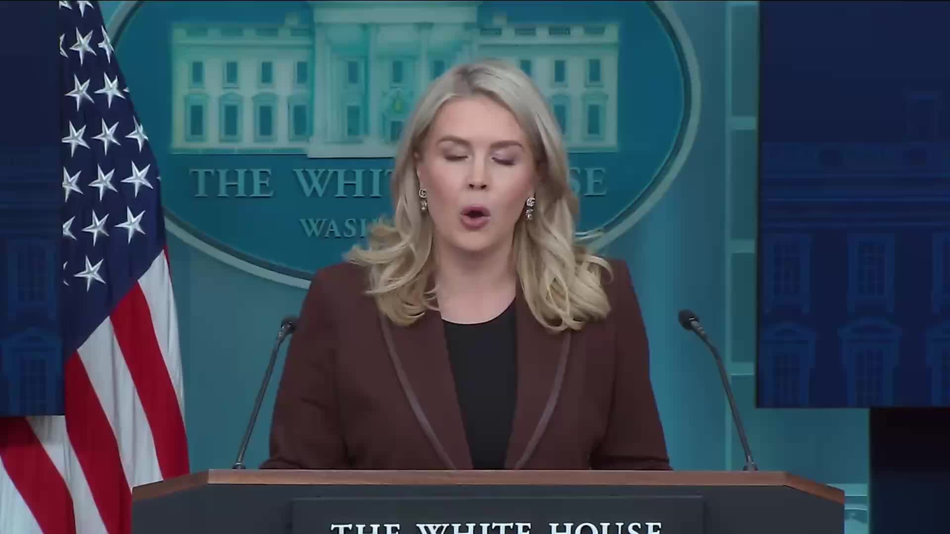 Press Briefing: Karoline Leavitt Holds a Press Briefing at The White House - November 12, 2025