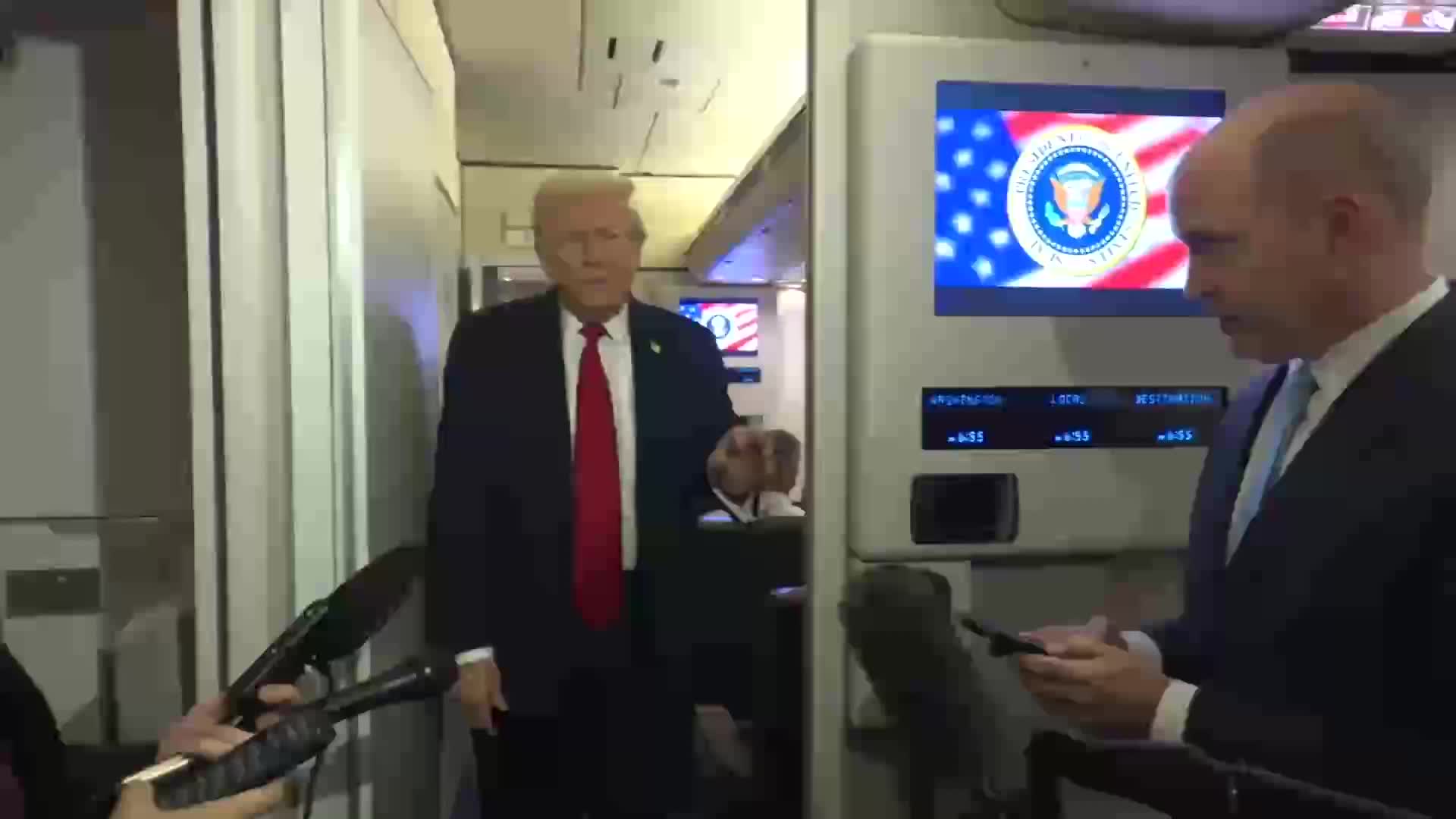 Press Gaggle: Donald Trump Speaks to Reporters on Board Air Force One - November 25, 2025