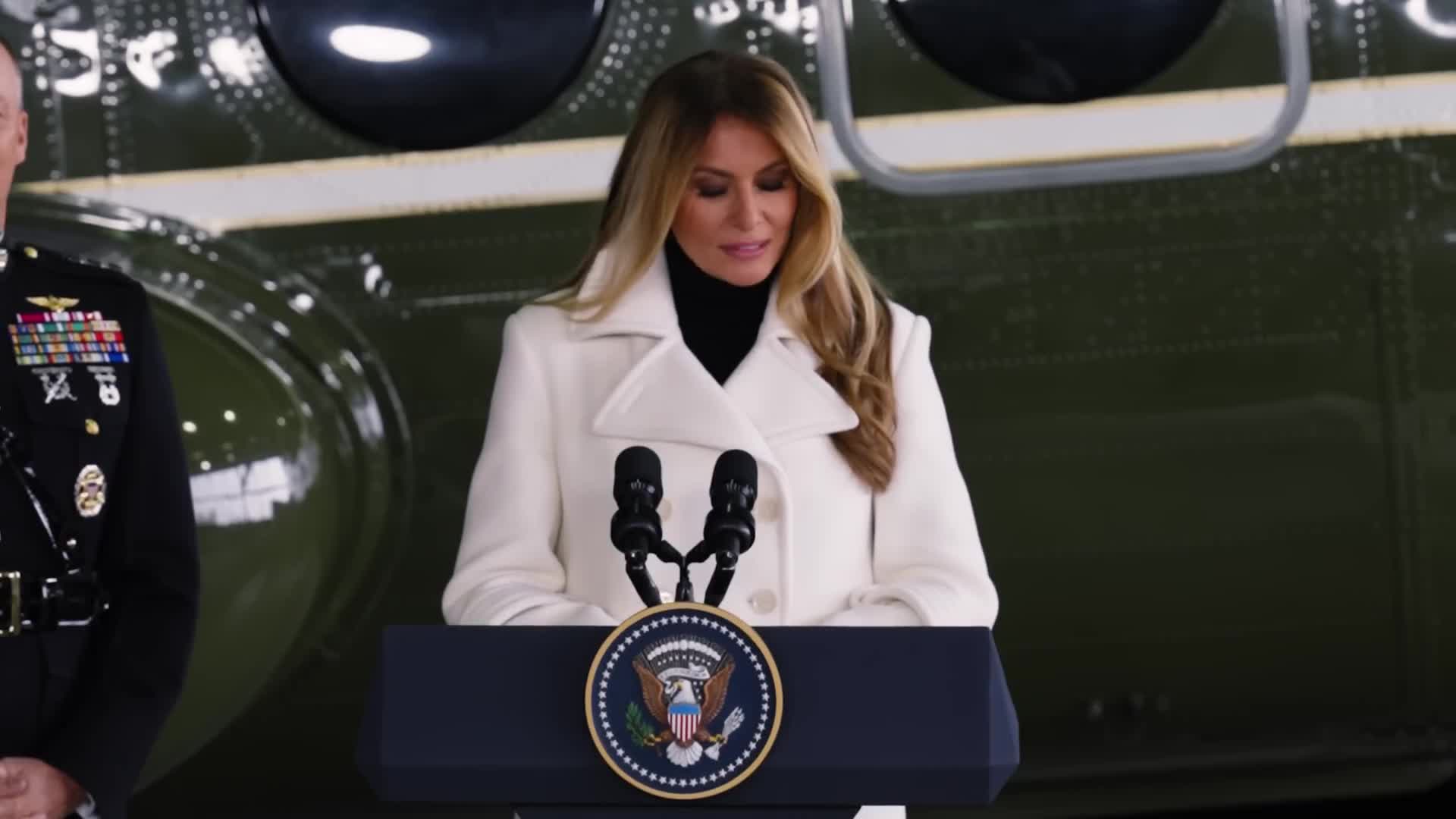 Remarks: Melania Trump Visits Marine Corps Base Quantico for a Charity Event - December 8, 2025
