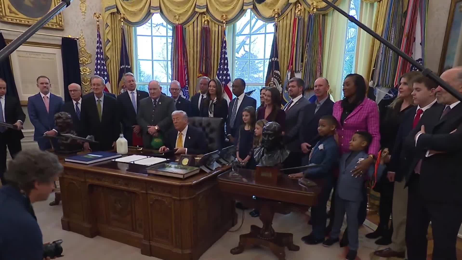 Remarks: Donald Trump Signs a Law to Permit Whole Milk in Schools - January 14, 2026