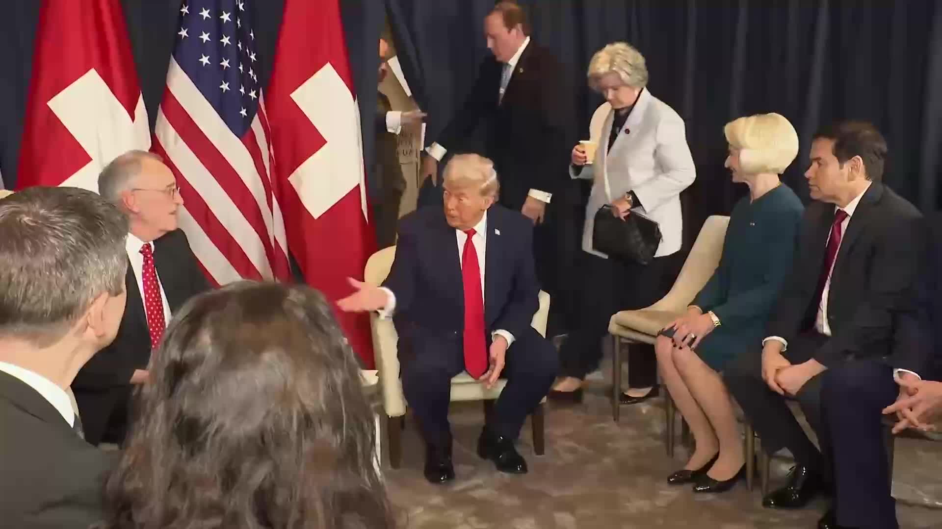 Remarks: Donald Trump Holds a Bilat with Guy Parmelin of Switzerland - January 21, 2026