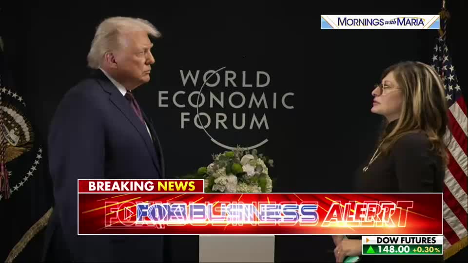 Interview: Maria Bartiromo Interviews Donald Trump on Fox Business in Davos - January 22, 2026
