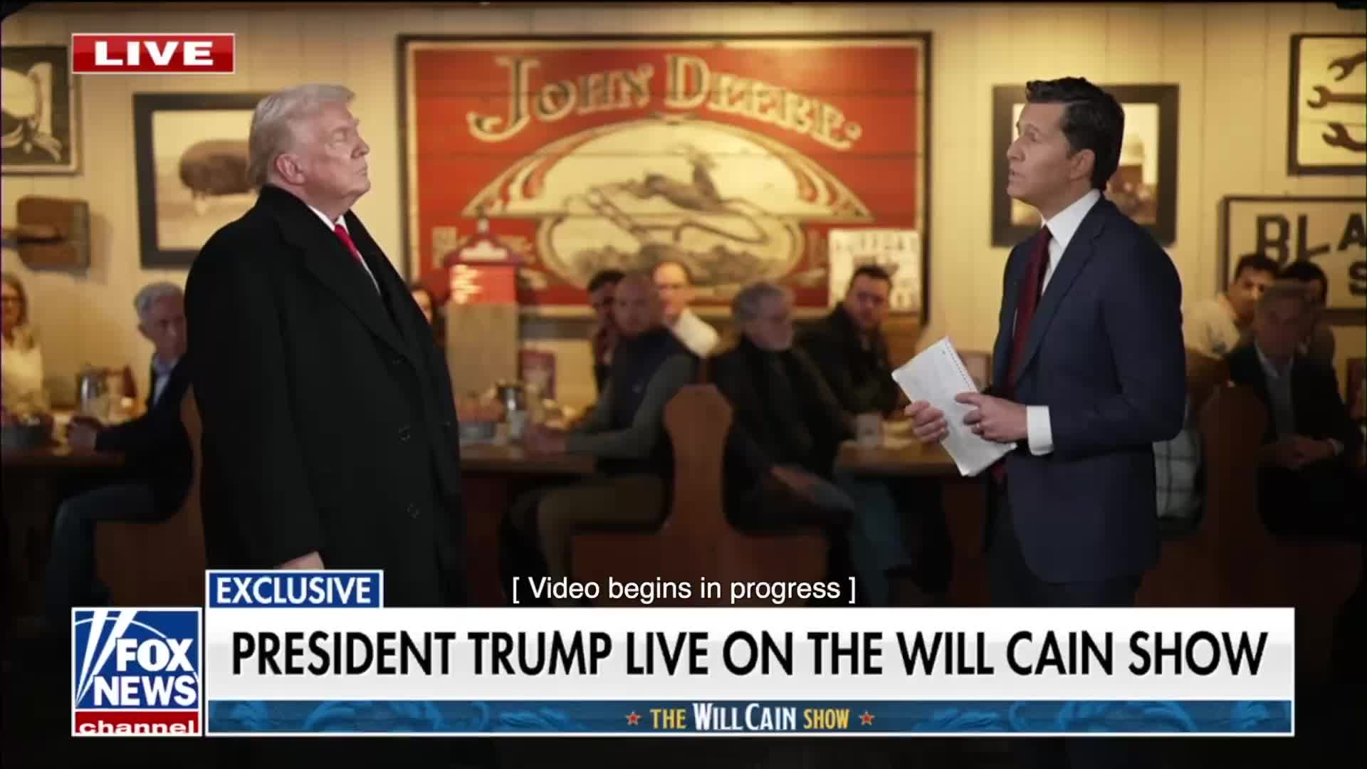 Interview: Will Cain of Fox News Interviews Donald Trump for His Show - January 27, 2026