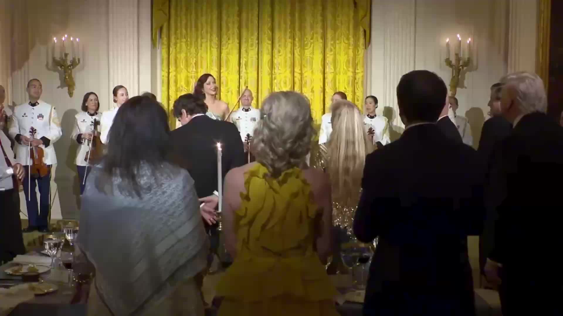 Remarks: Donald Trump Compliments Musician Rusanda Panfili After Her Performance - February 21, 2026