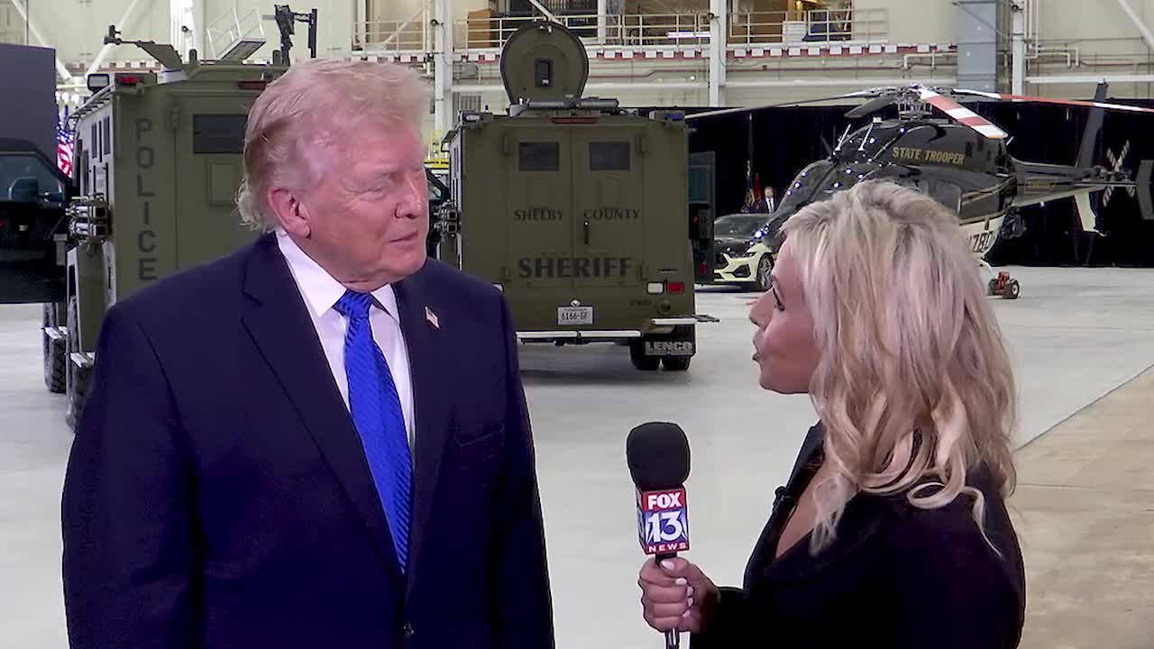 Interview: Valerie Calhoun of WHBQ-TV Fox 13 Memphis Interviews Donald Trump - March 23, 2026