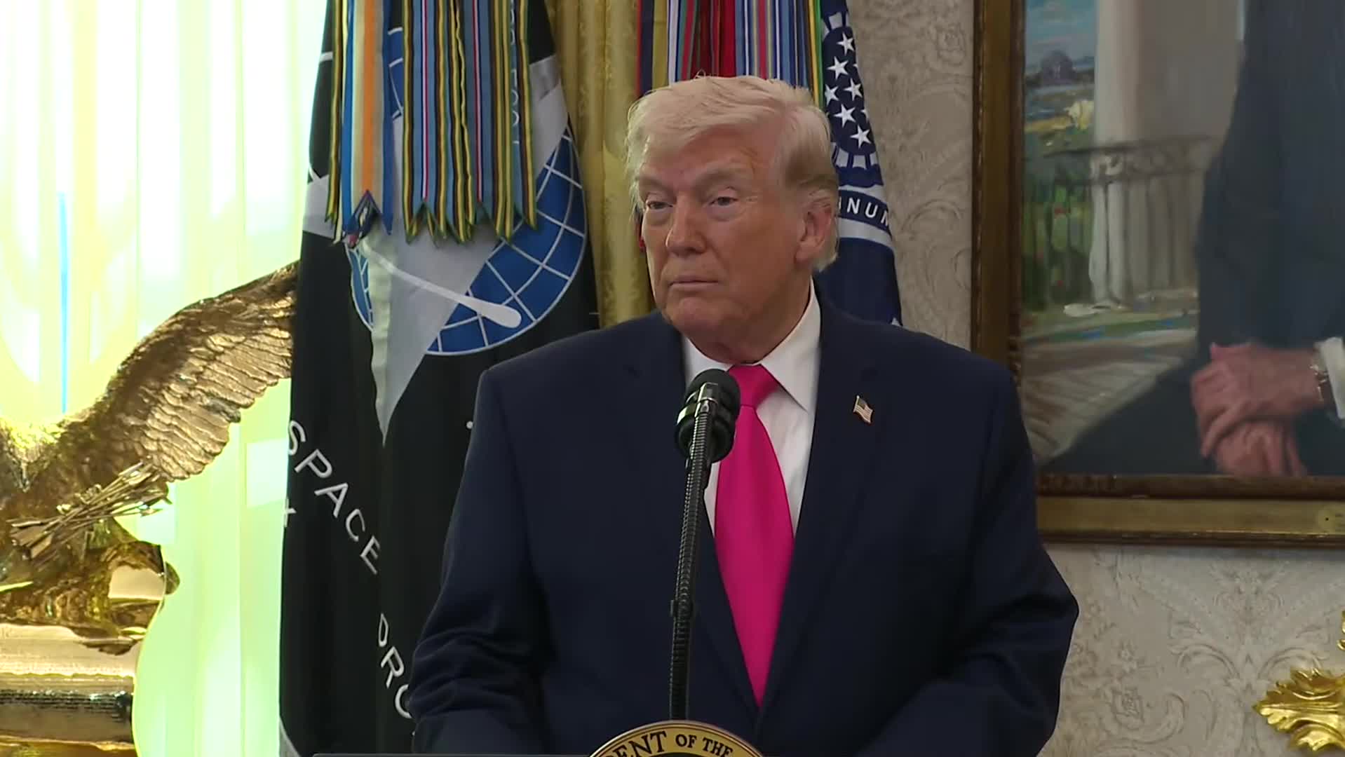 Remarks: Donald Trump Attends the Swearing In Ceremony of Markwayne Mullin - March 24, 2026