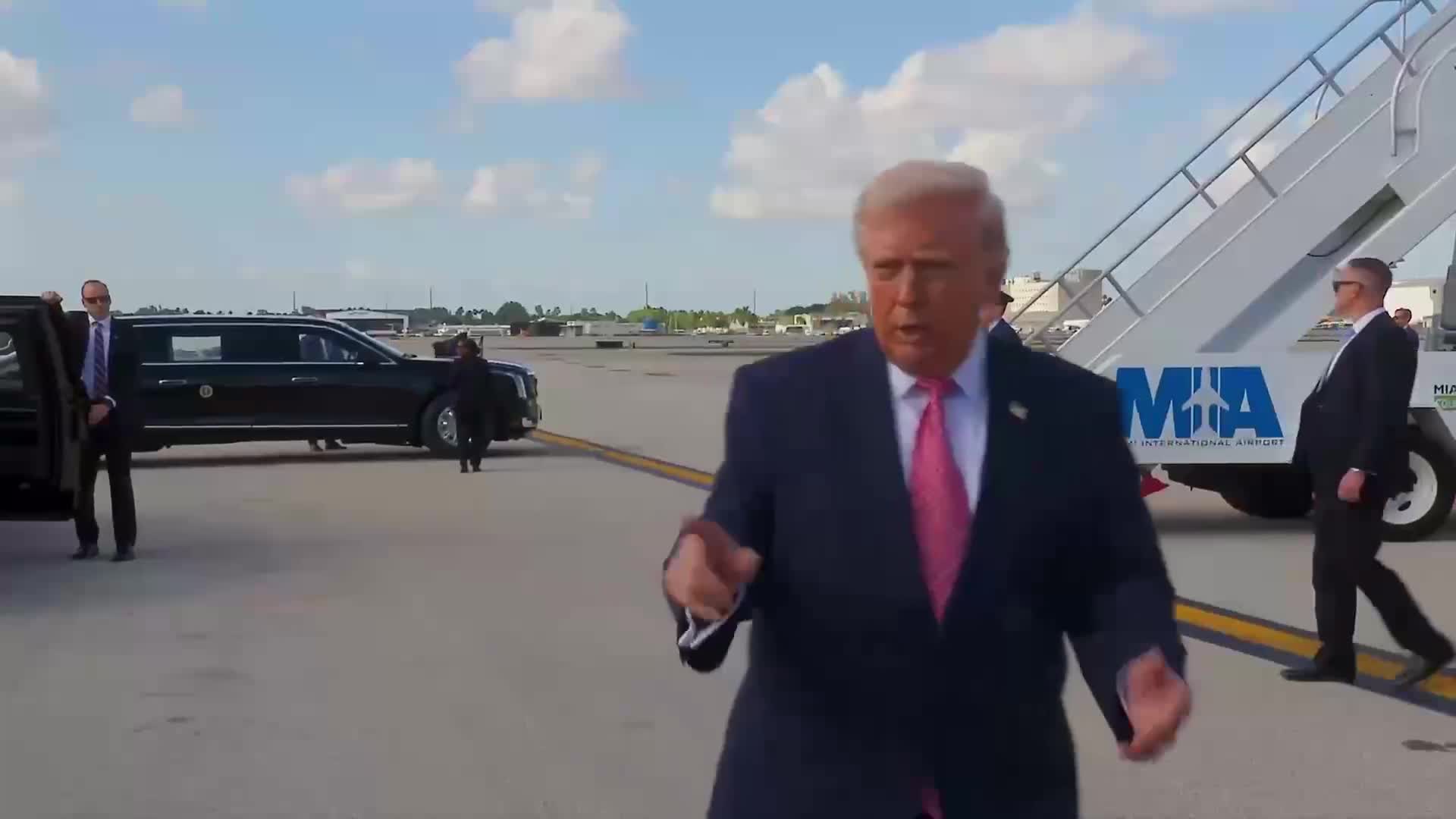 Press Gaggle: Donald Trump Speaks to Reporters After Air Force One Arrival - March 27, 2026