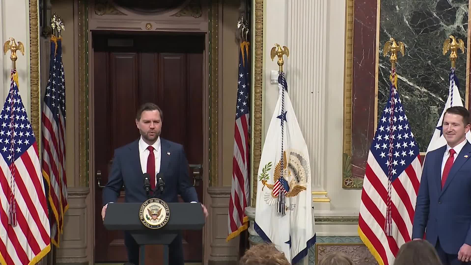 Remarks: JD Vance Attends the Swearing In Ceremony of Colin McDonald - April 1, 2026