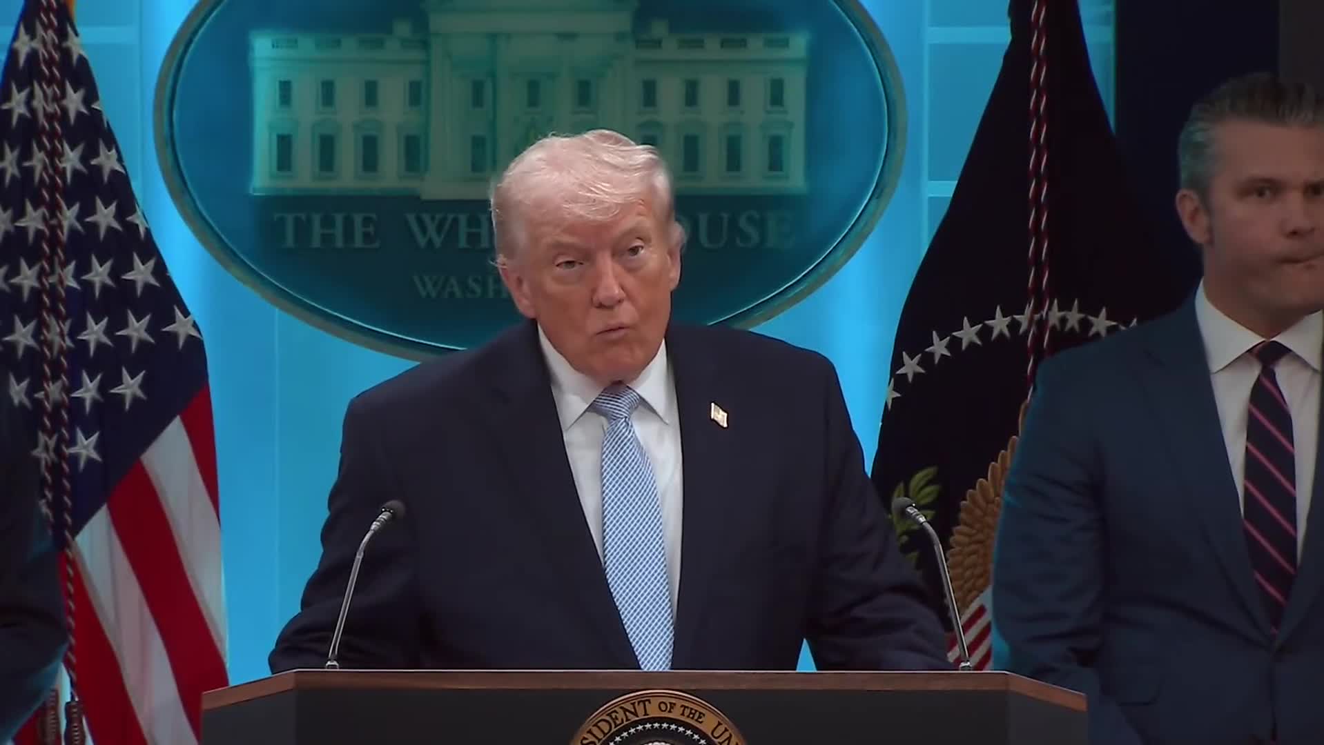 Press Conference: Donald Trump Holds a Press Conference at the White House - April 6, 2026