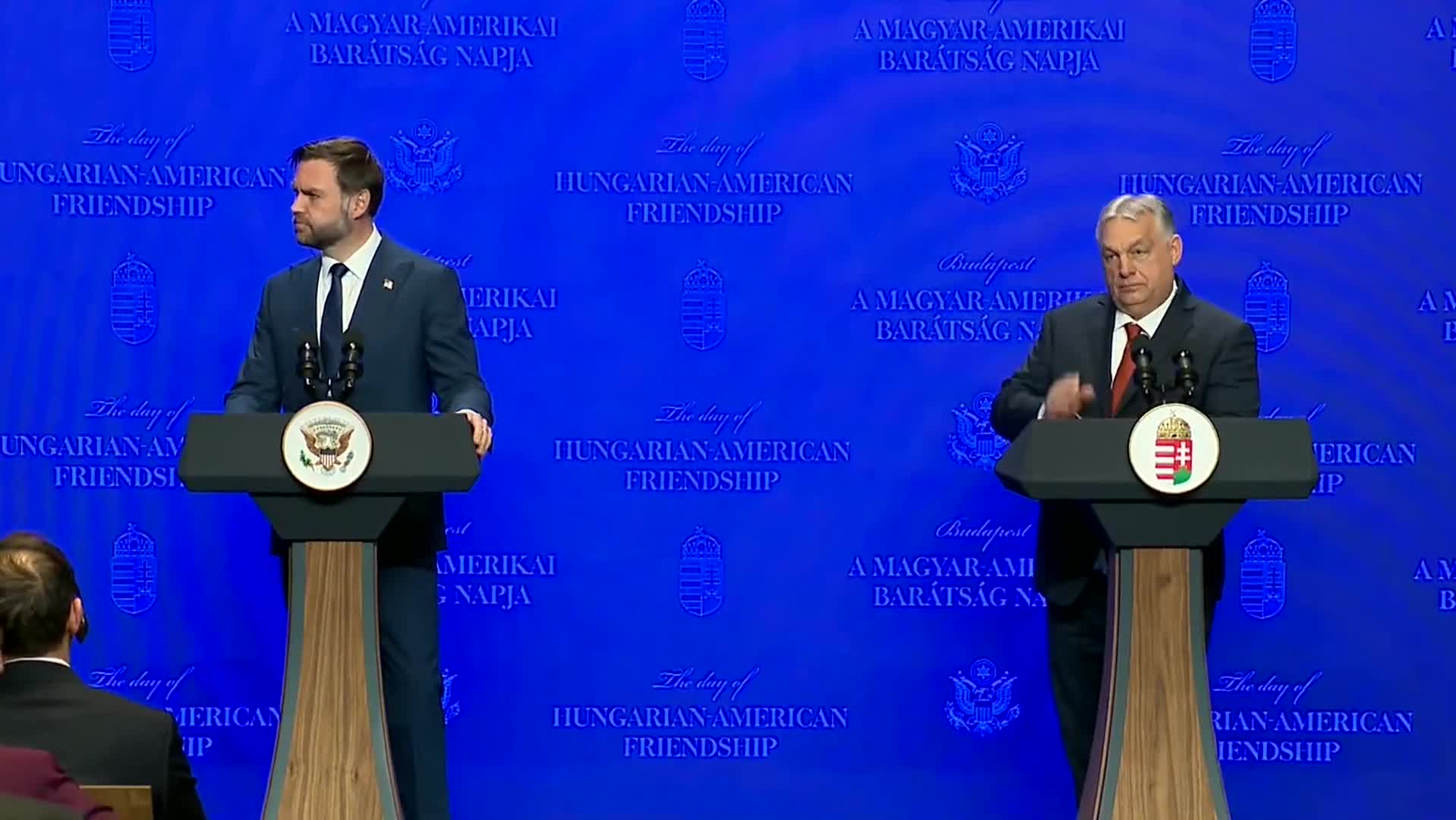 Press Conference: JD Vance and Viktor Orbán Speak to Reporters in Budapest - April 7, 2026