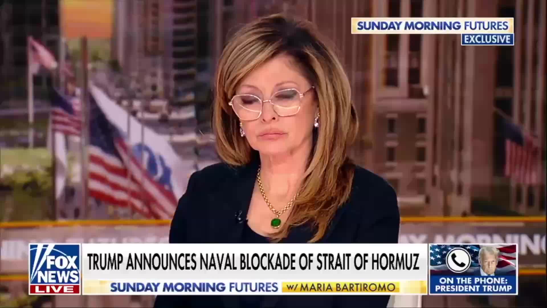 Interview: Maria Bartiromo Interviews Donald Trump Live on Fox Sunday Morning Futures - April 12, 2026
