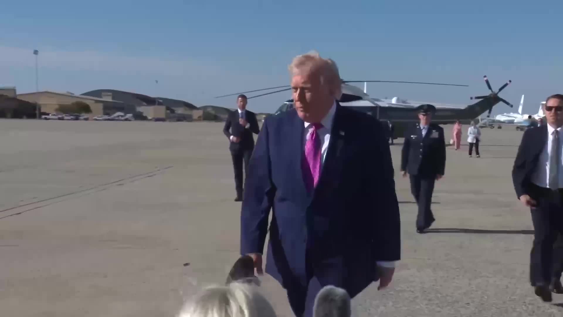 Press Gaggle: Donald Trump Speaks to Reporters Before Air Force One Departure - April 10, 2026