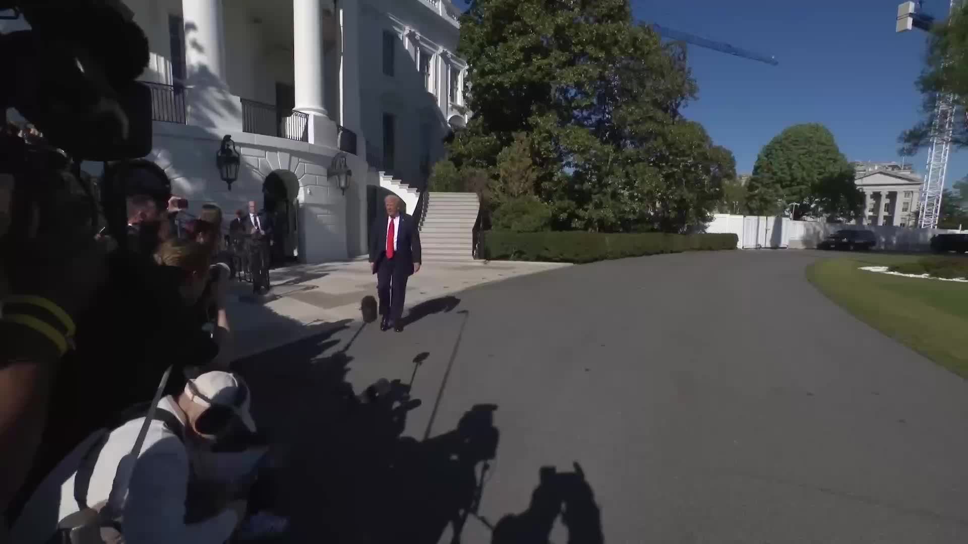 Press Gaggle: Donald Trump Speaks to Reporters Before Marine One Departure - April 11, 2026