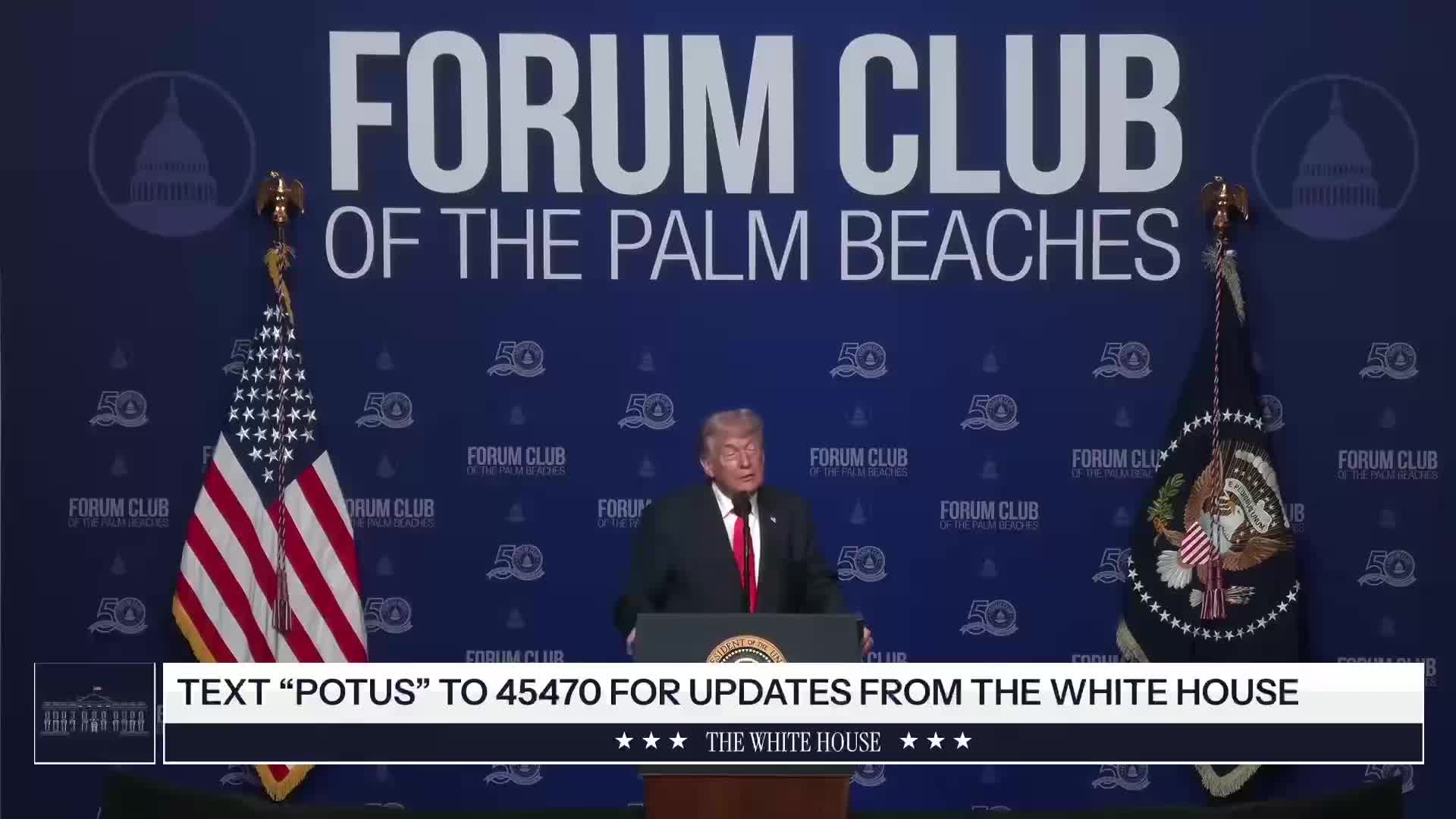 Speech: Donald Trump Addresses The Forum Club in West Palm Beach, Florida - May 1, 2026