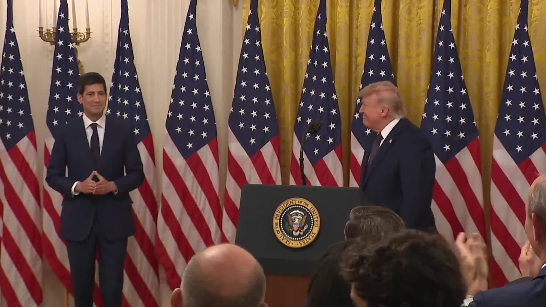 Remarks: Donald Trump Attends the Swearing In Ceremony of Kevin Warsh - May 22, 2026