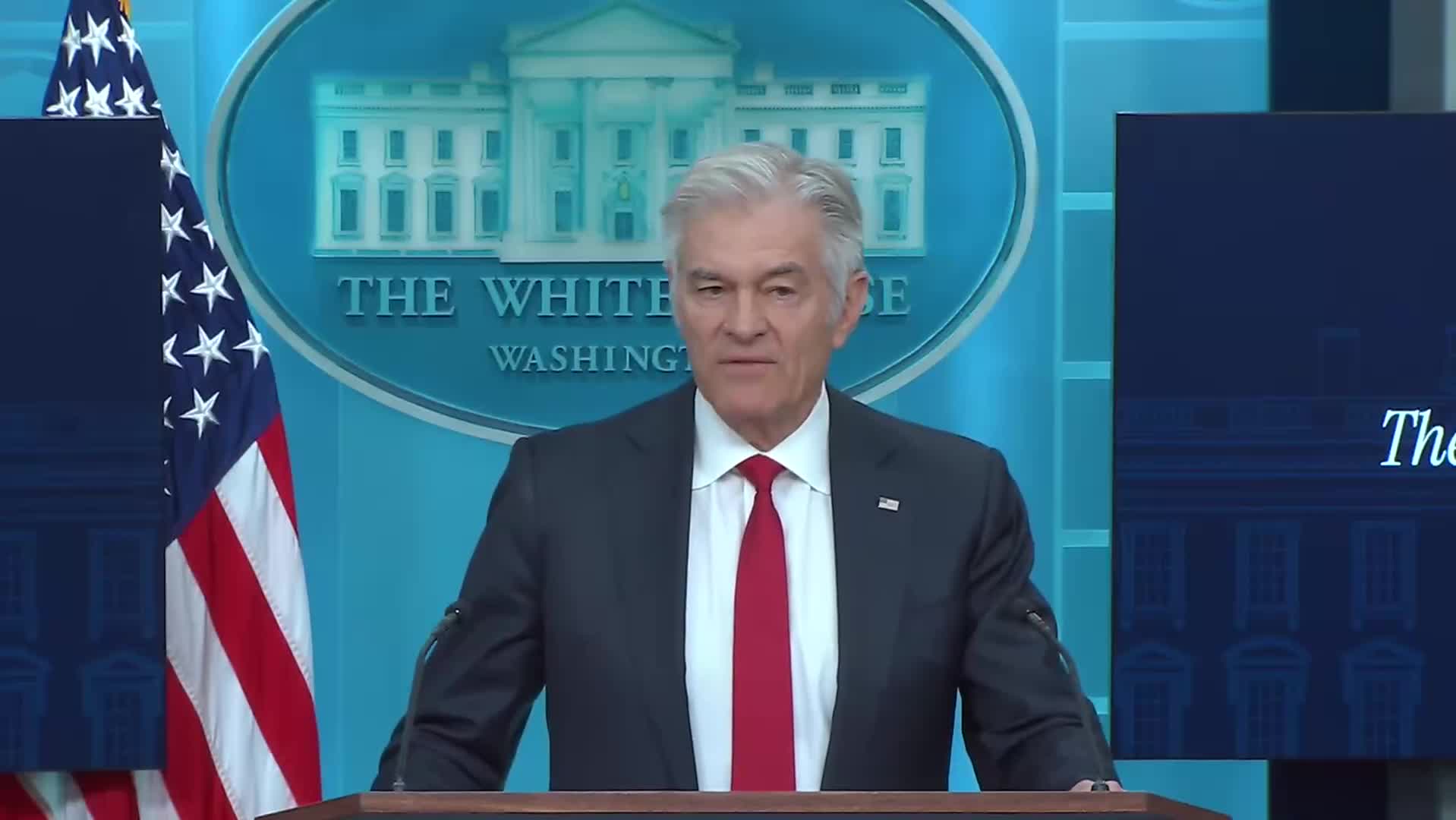 Press Briefing: Mehmet Oz Holds a Press Briefing at The White House - June 2, 2026