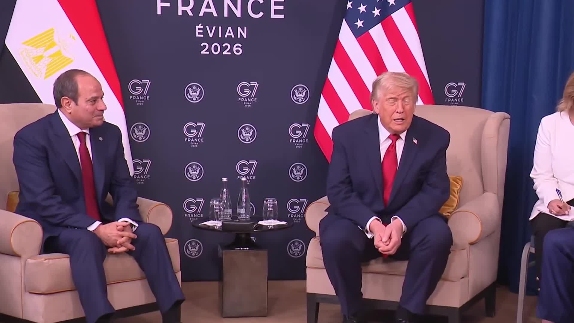 Remarks: Donald Trump Holds a Bilat with Abdel Fattah el-Sisi of Egypt in France - June 17, 2026