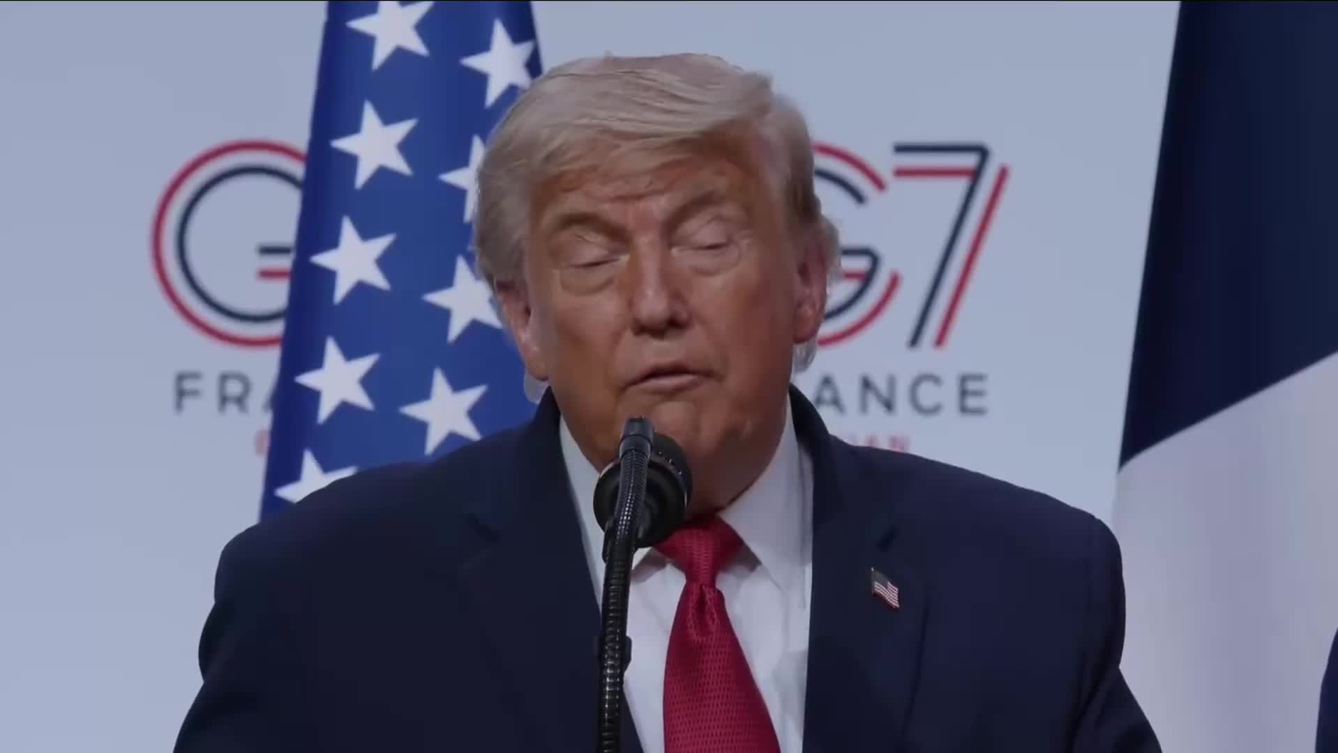 Press Conference: Donald Trump Holds a Press Conference at the G7 Summit in France - June 17, 2026