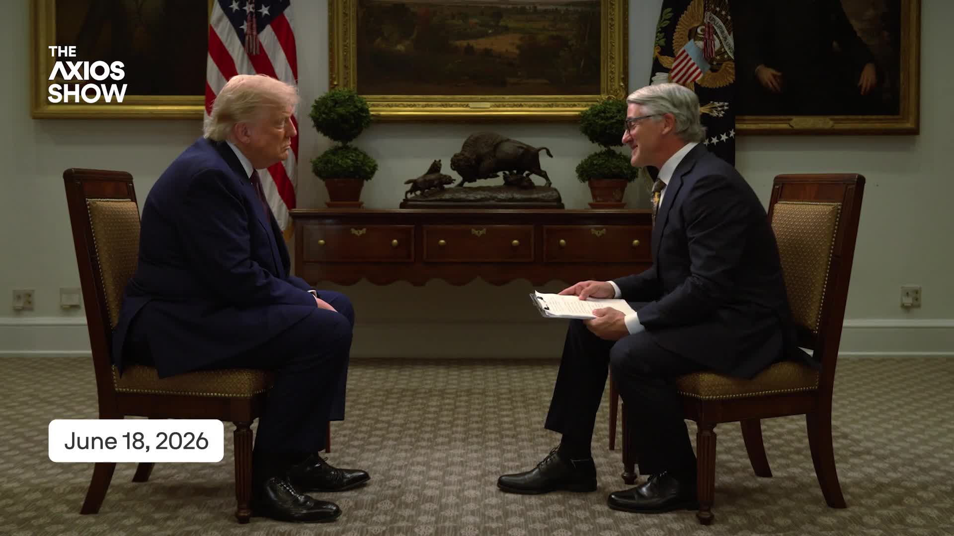 Interview: Marc Caputo Interviews Donald Trump for The Axios Show - June 18, 2026