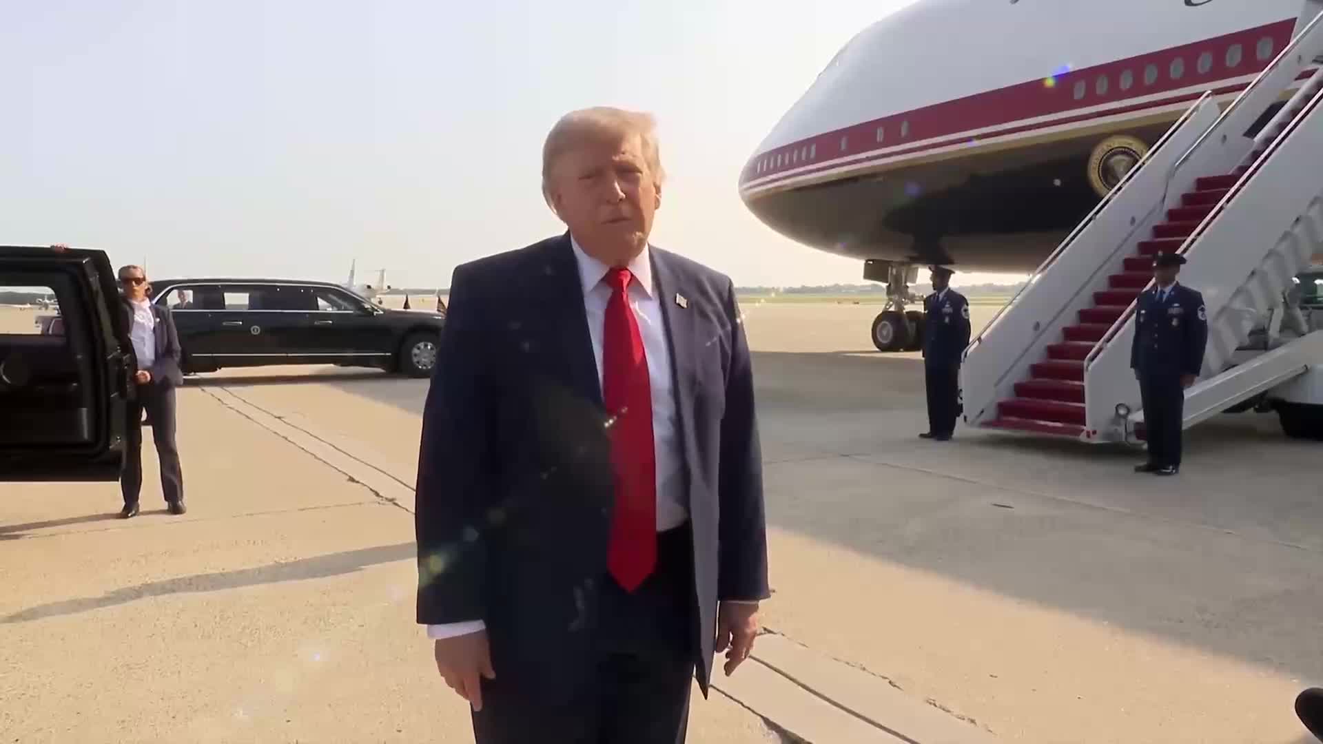Press Gaggle: Donald Trump Speaks to Reporters Before Air Force One Departure - July 1, 2026