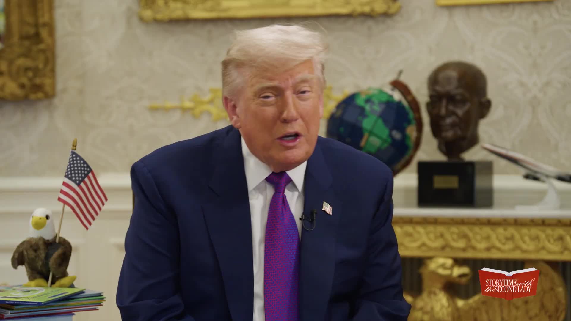 Interview: Usha Vance Interviews Donald Trump on Her Literacy Podcast - July 3, 2026
