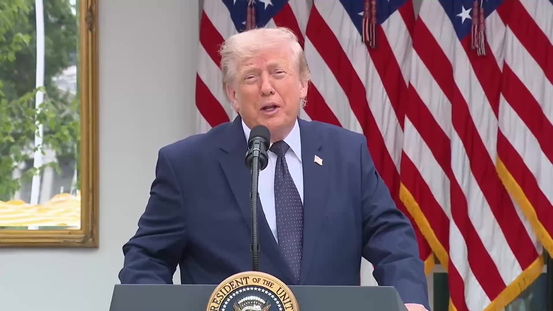 Speech: Donald Trump Addresses a Rose Garden Lunch at the White House - July 6, 2026