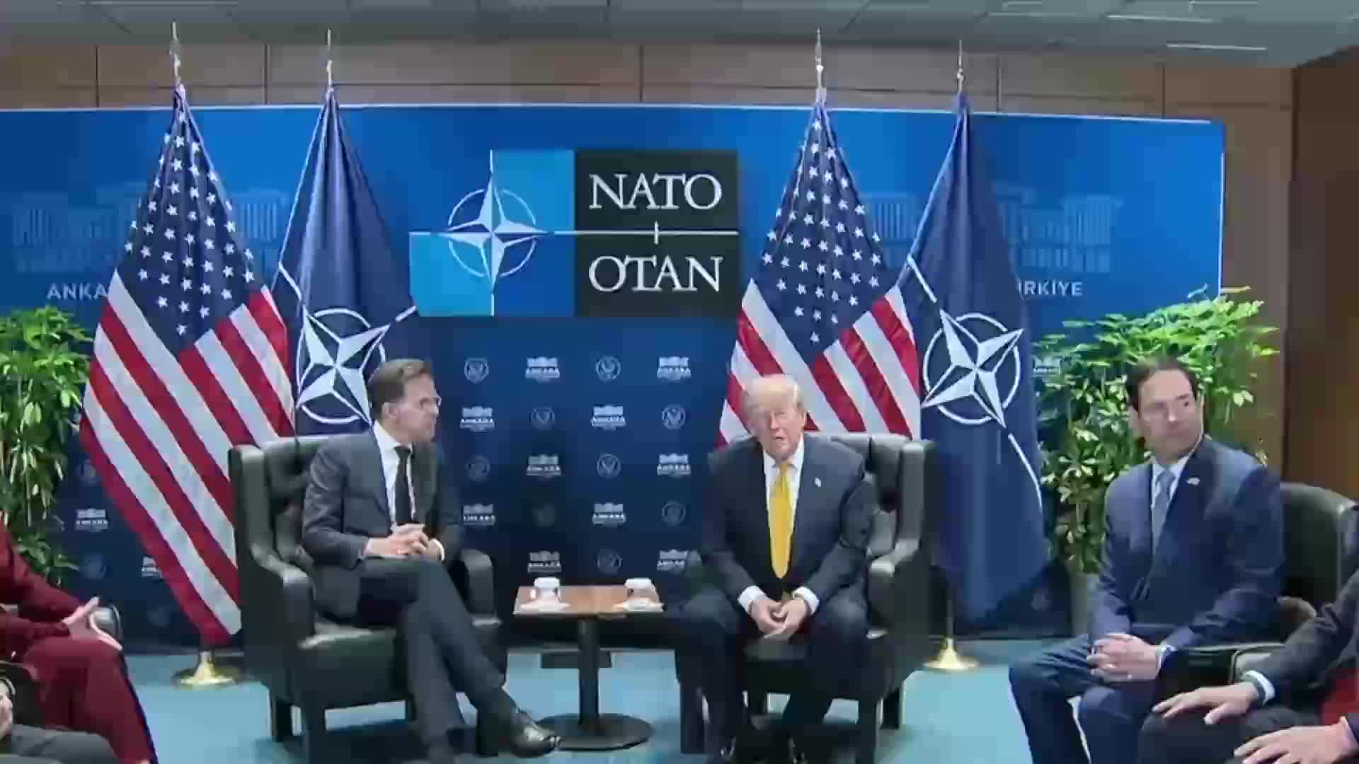 Remarks: Donald Trump Meets with Mark Rutte of NATO in Ankara - July 8, 2026