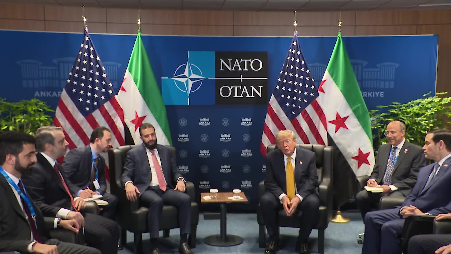Remarks: Donald Trump Holds a Bilat with Ahmed al-Sharaa of Syria - July 8, 2026
