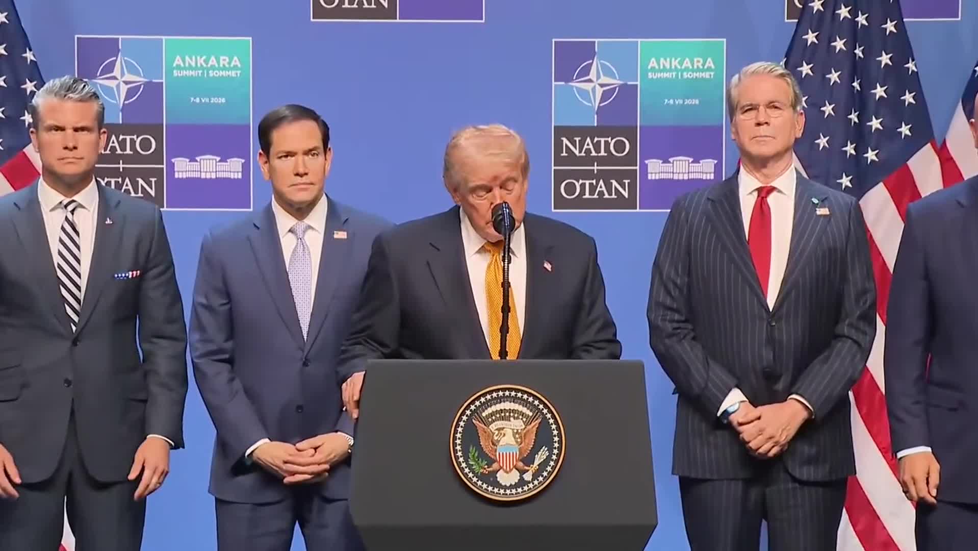 Press Conference: Donald Trump Holds a Press Conference at the NATO Summit in Ankara - July 8, 2026