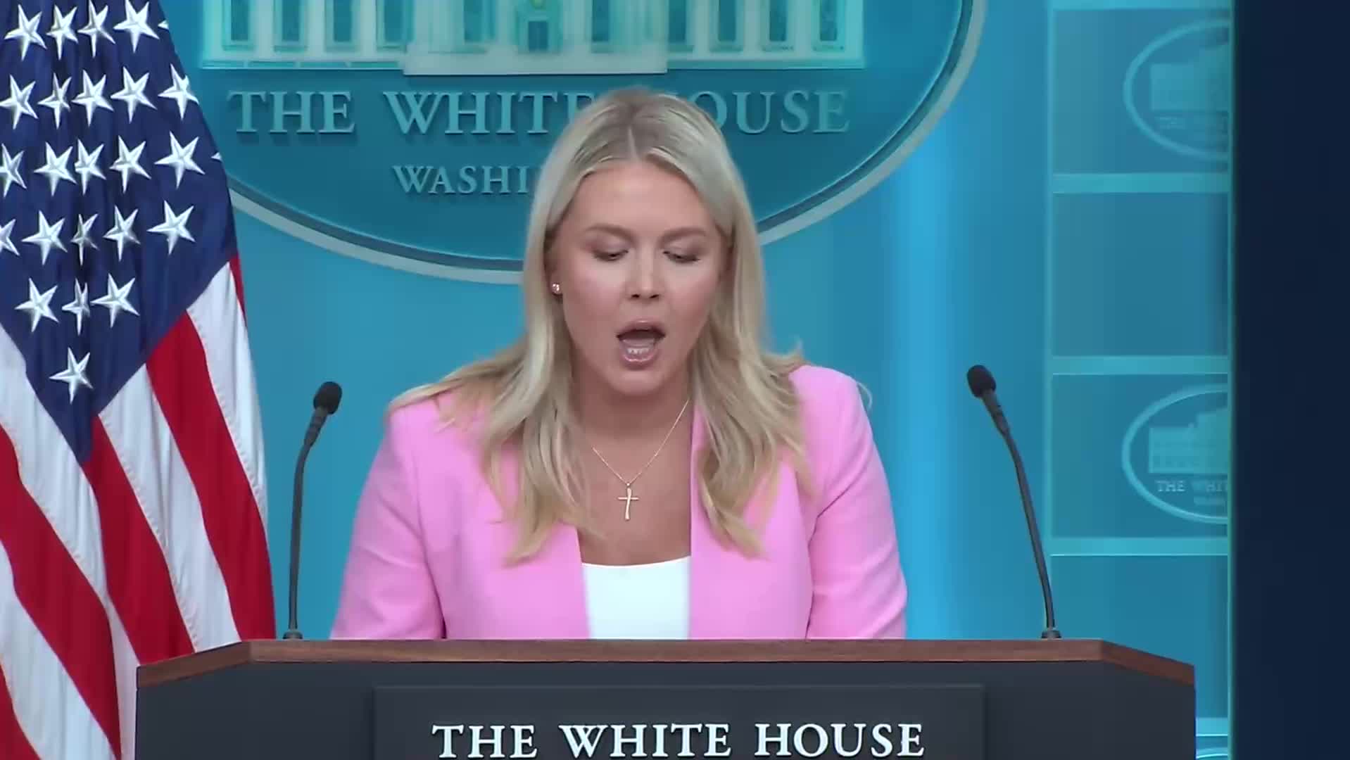 Press Briefing: Karoline Leavitt Holds a Press Briefing at The White House - July 16, 2026