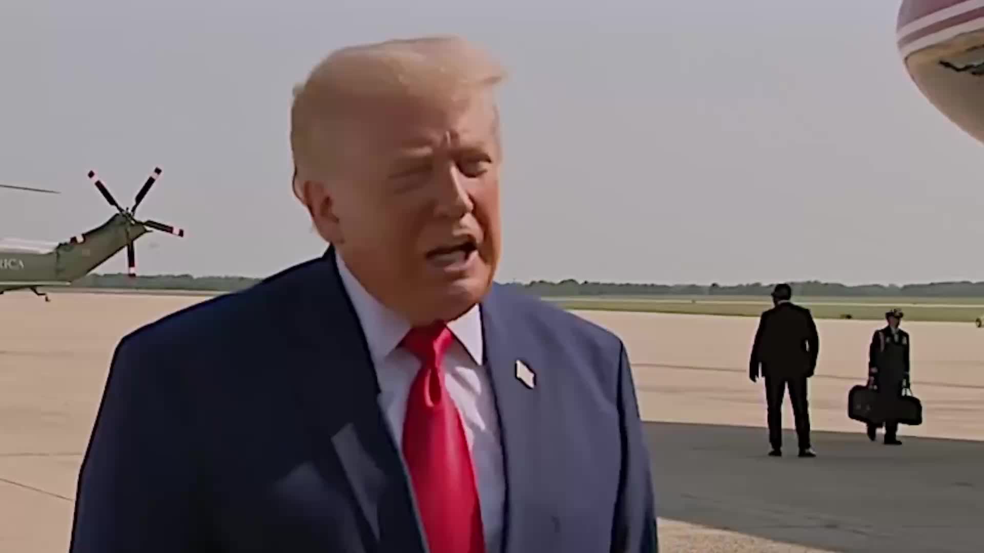 Press Gaggle: Donald Trump Speaks to Reporters Before Air Force One Departure - July 22, 2026