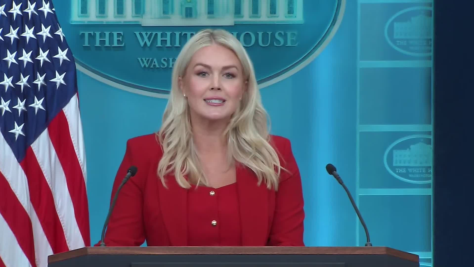 Press Briefing: Karoline Leavitt Holds a Press Briefing at The White House - July 23, 2026