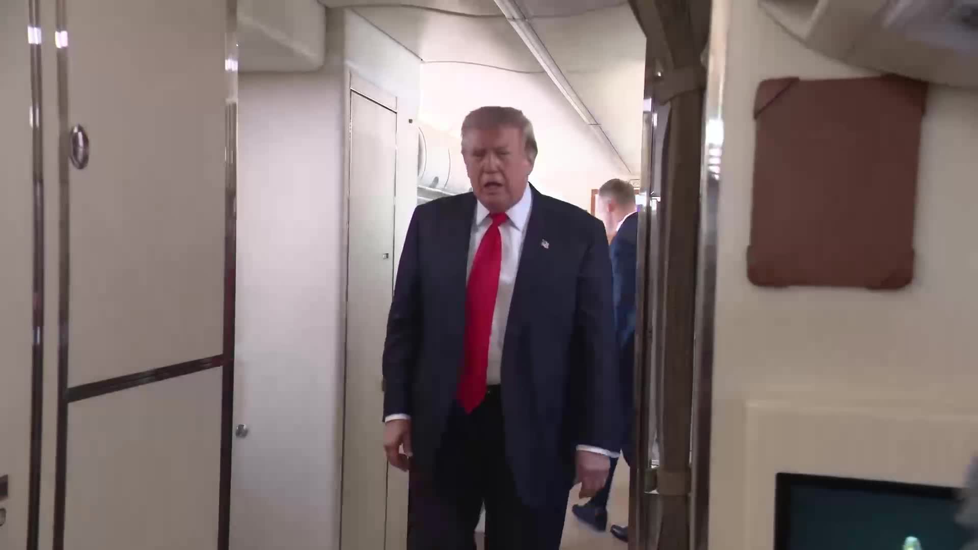 Press Gaggle: Donald Trump Speaks to Reporters On Board Air Force One - July 27, 2026