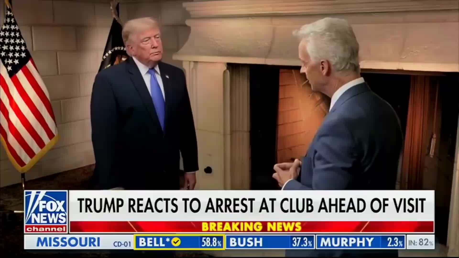 Interview: Trace Gallagher of Fox News Interviews Donald Trump in Los Angeles - August 4, 2026