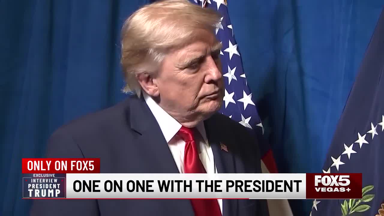 Interview: Tom Durian of Fox5 Las Vegas KVVU Interviews Donald Trump - August 5, 2026