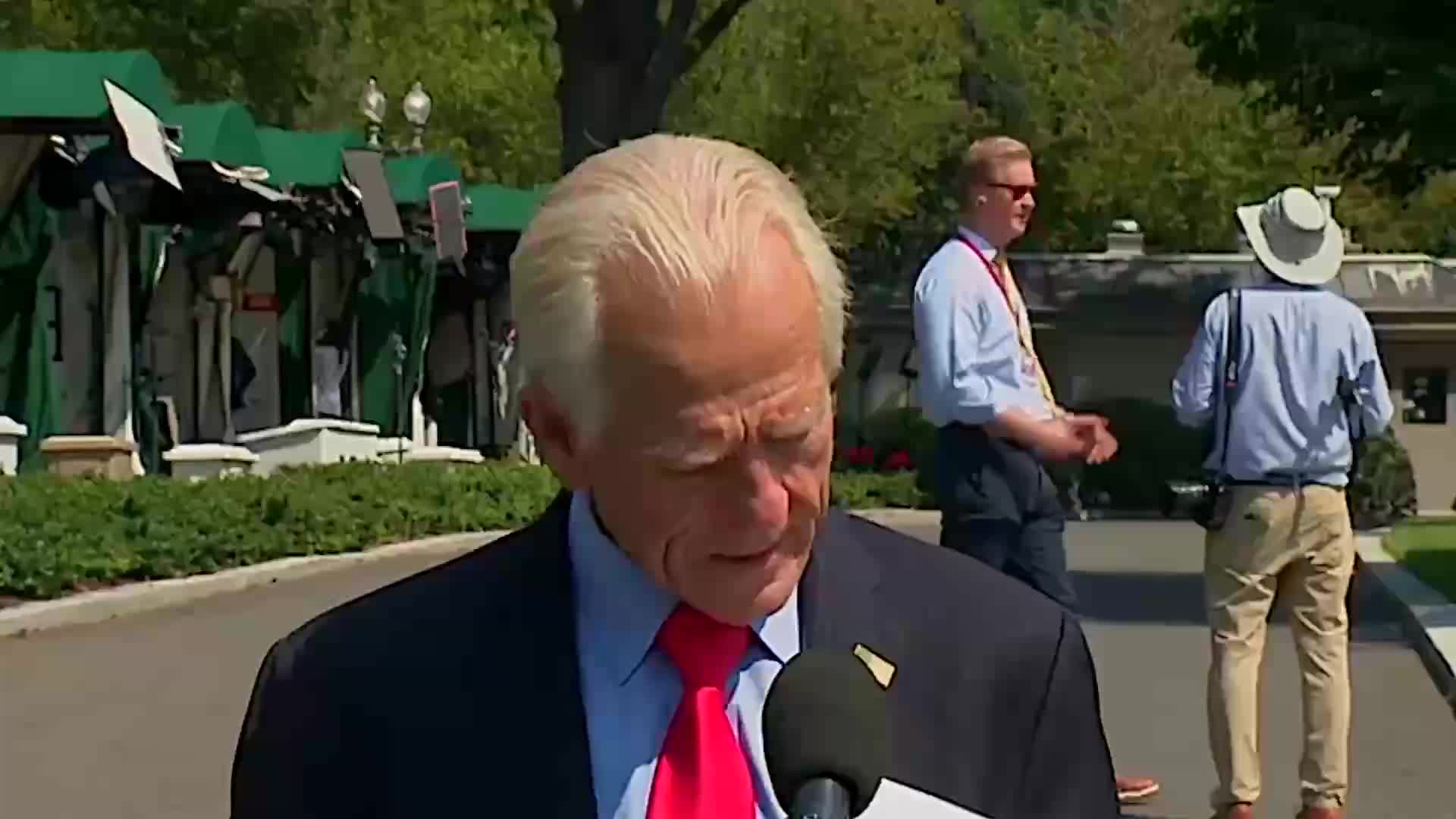 Press Briefing: Peter Navarro Speaks to Reporters Outside the White House - August 13, 2026