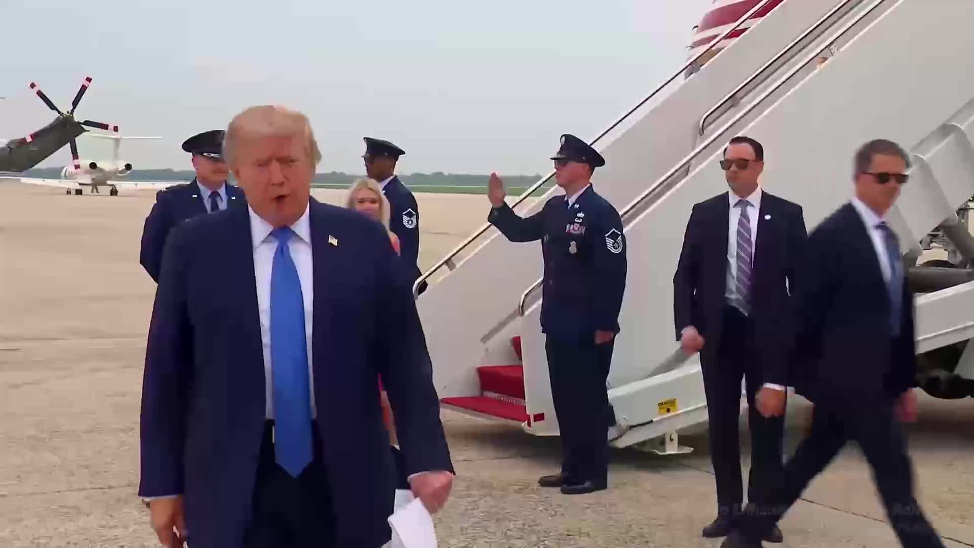 Press Gaggle: Donald Trump Speaks to Reporters Before Air Force One Departure - August 14, 2026