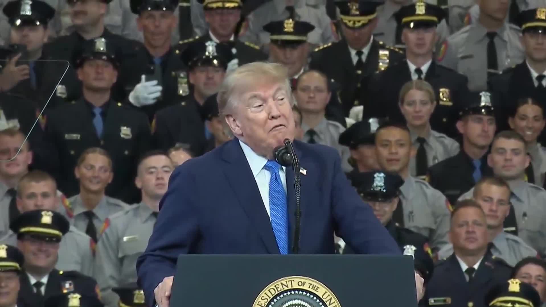 Speech: Donald Trump Discusses Crime Prevention and Enforcement in New York - August 14, 2026